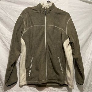 Fleece zip up jacket